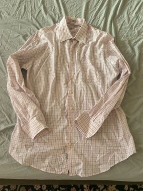 Peter Millar Plaid Button Down Shirt